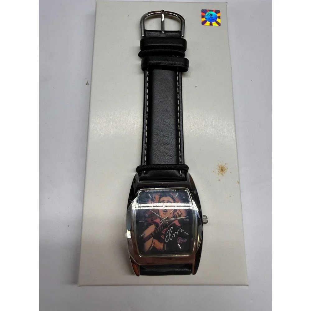 Elvis Presley He Dared to Rock Watch Joe Petruccio Art Japanese Quartz New Box